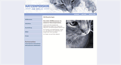 Desktop Screenshot of katzenpension-schwanheim.de